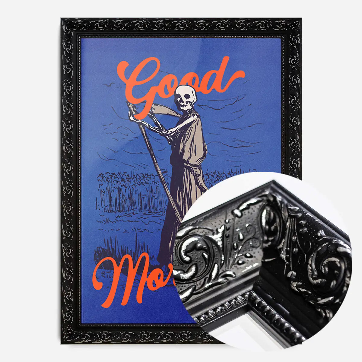 Good Morning Grim Reaper Poster Print