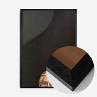 Peeping Portrait Poster Print