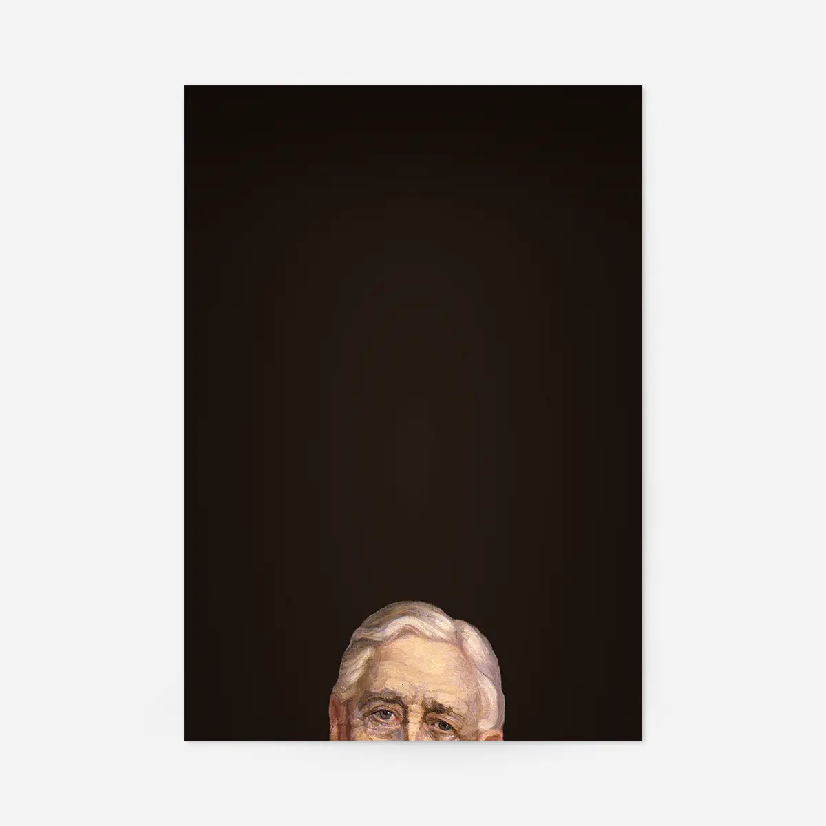 Peeping Portrait Poster Print