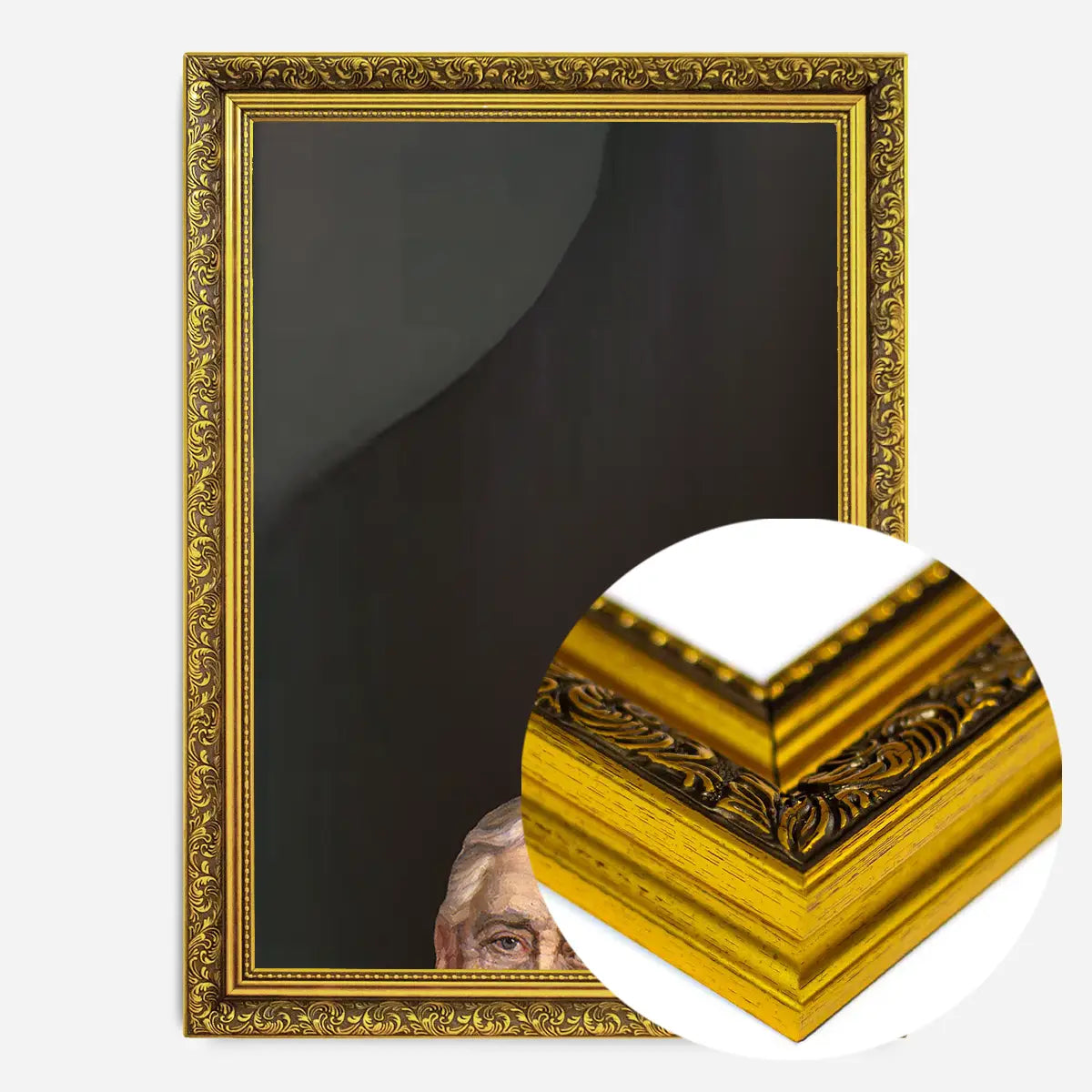 Peeping Portrait Poster Print