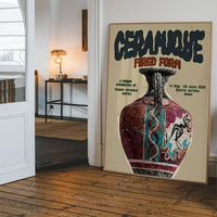 Ceramique Design Exhibition Poster Print
