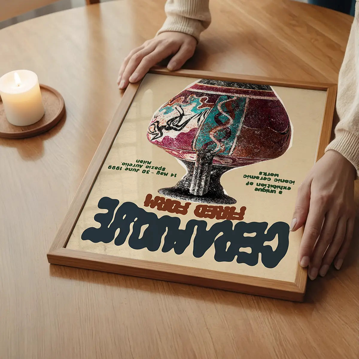 Ceramique Design Exhibition Poster Print
