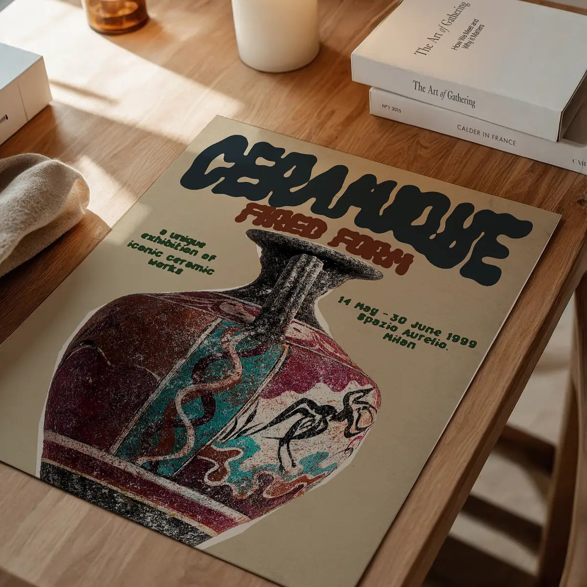 Ceramique Design Exhibition Poster Print