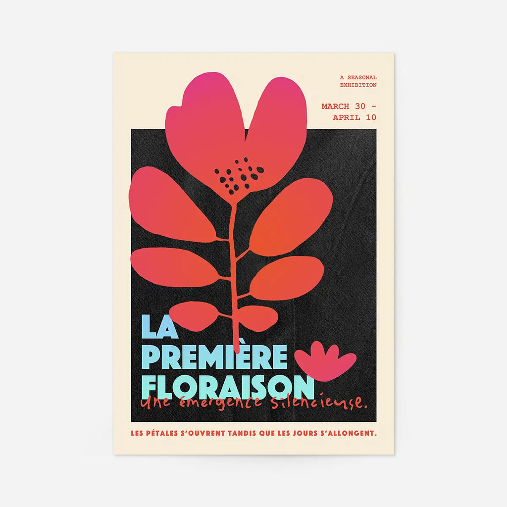 First Bloom Flowers Poster Print