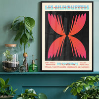 Spring Silhouettes Flowers Poster Print