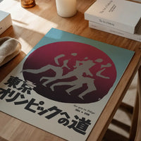 Tokyo Running Graphic Design Poster Print