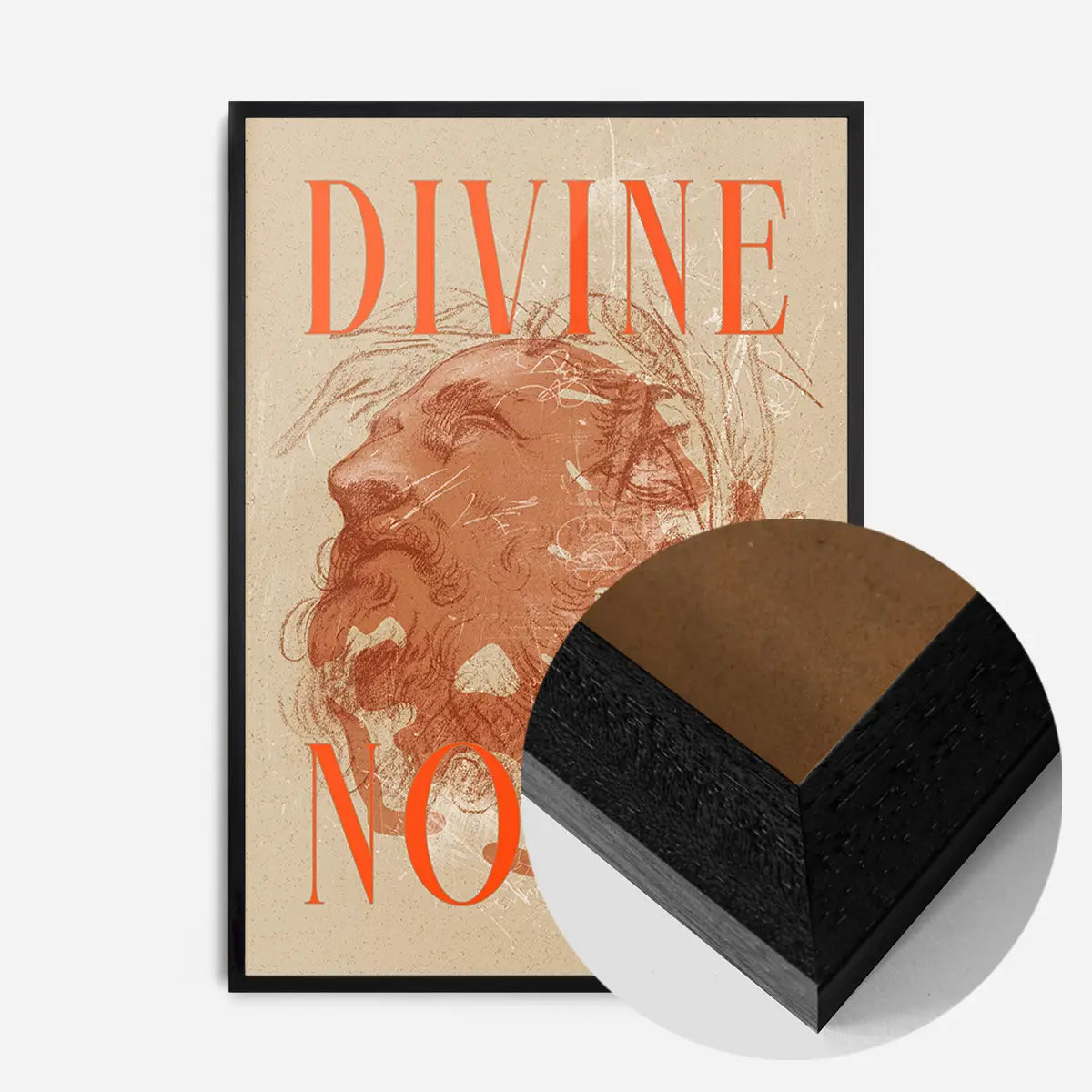 Divine Noise Graphic Design Poster Print