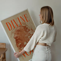 Divine Noise Graphic Design Poster Print