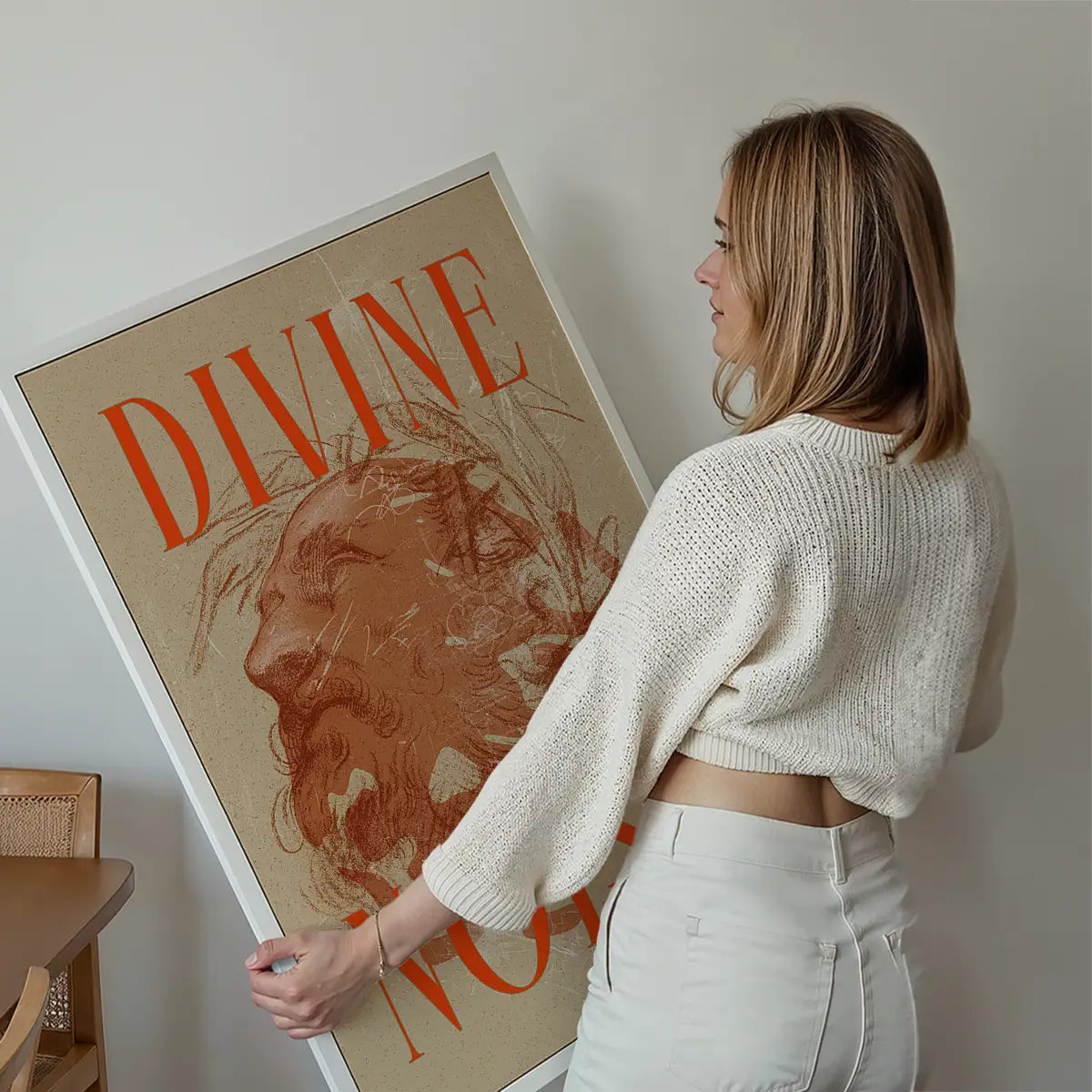 Divine Noise Graphic Design Poster Print