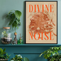 Divine Noise Graphic Design Poster Print