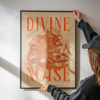 Divine Noise Graphic Design Poster Print