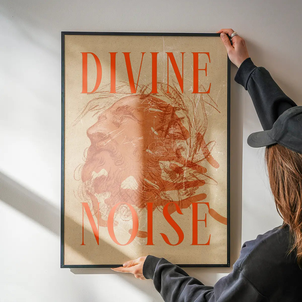 Divine Noise Graphic Design Poster Print
