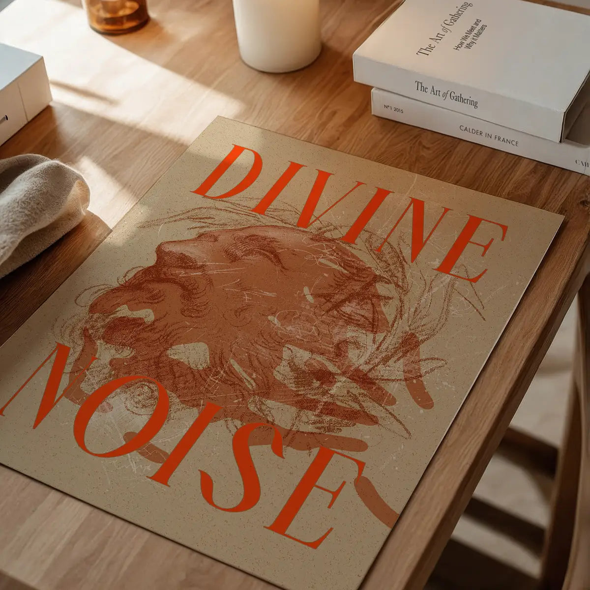 Divine Noise Graphic Design Poster Print