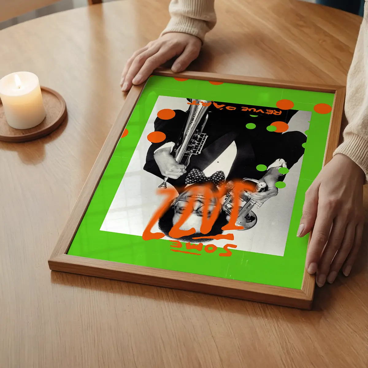 Some Jazz Abstract Design Poster Print