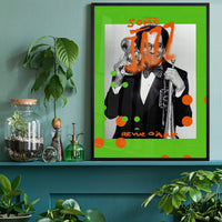 Some Jazz Abstract Design Poster Print