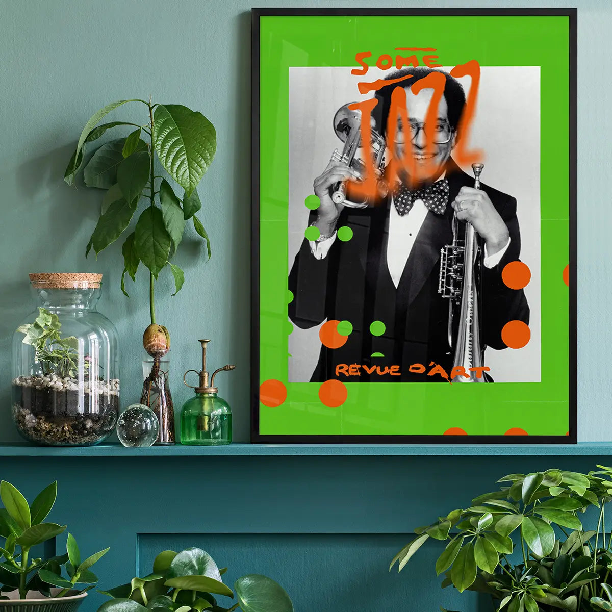 Some Jazz Abstract Design Poster Print