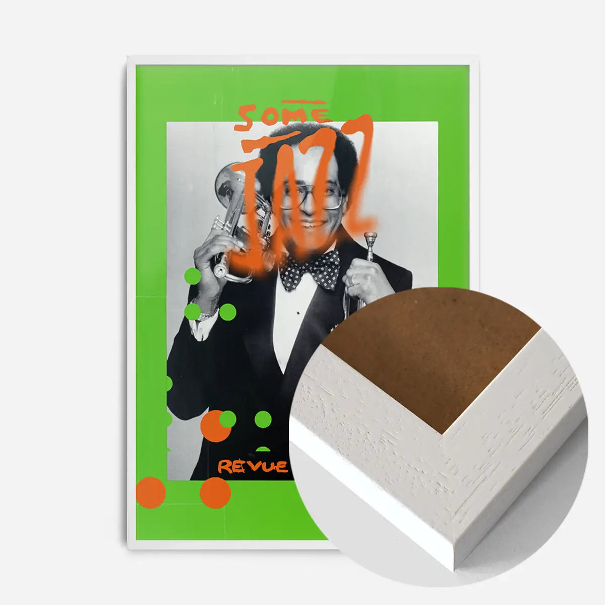 Some Jazz Abstract Design Poster Print