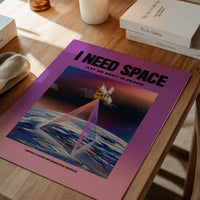 I Need Space Vintage Design Poster Print