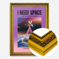 I Need Space Vintage Design Poster Print
