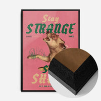 Stay Sharp Wolf Design Poster Print
