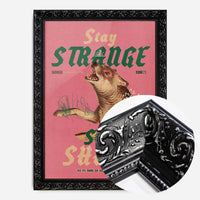 Stay Sharp Wolf Design Poster Print