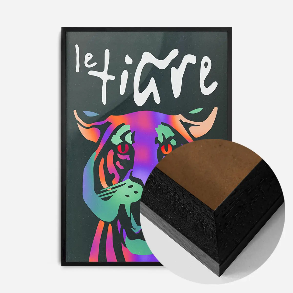 Le Tiger Tiger Graphic Design Poster Print