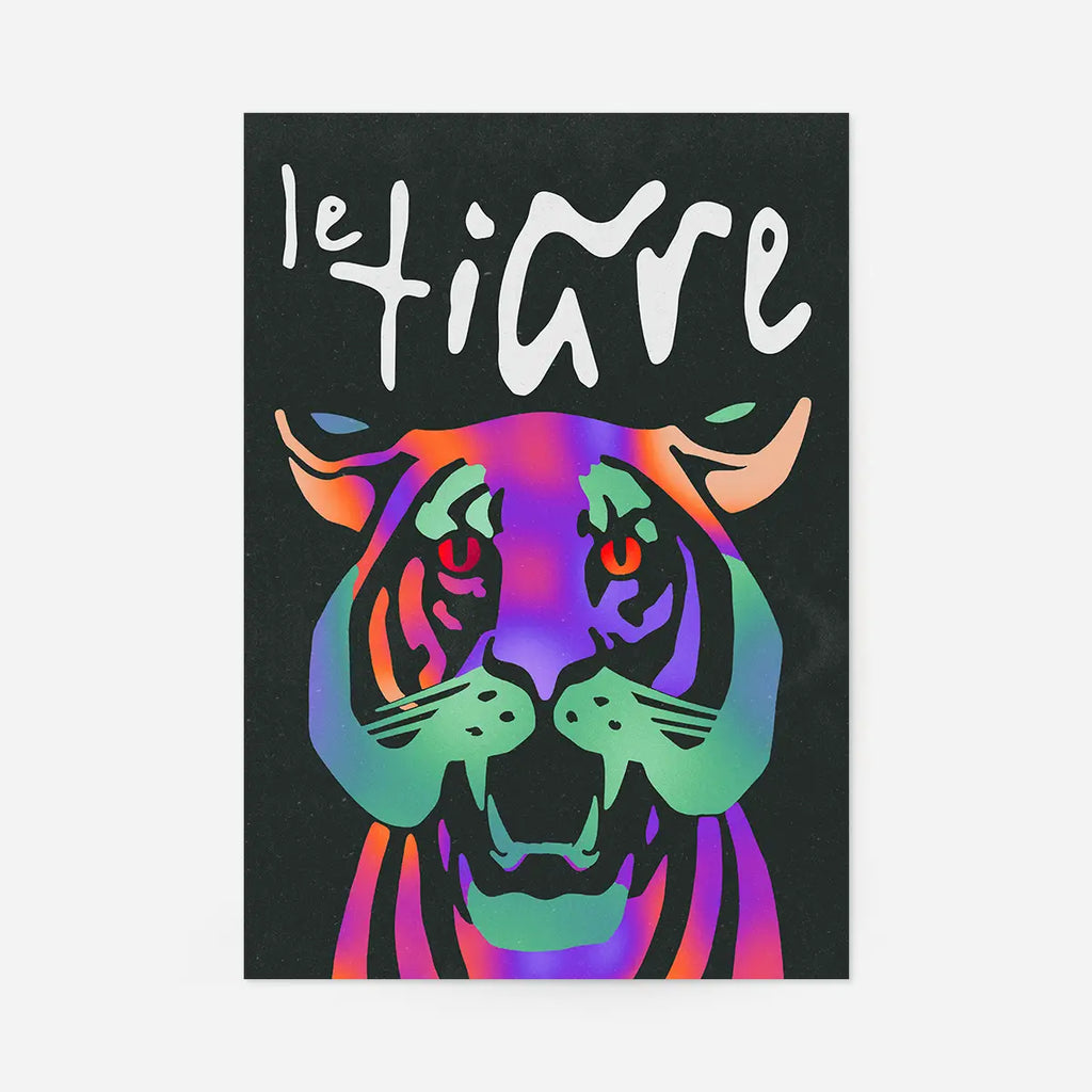 Le Tiger Tiger Graphic Design Poster Print