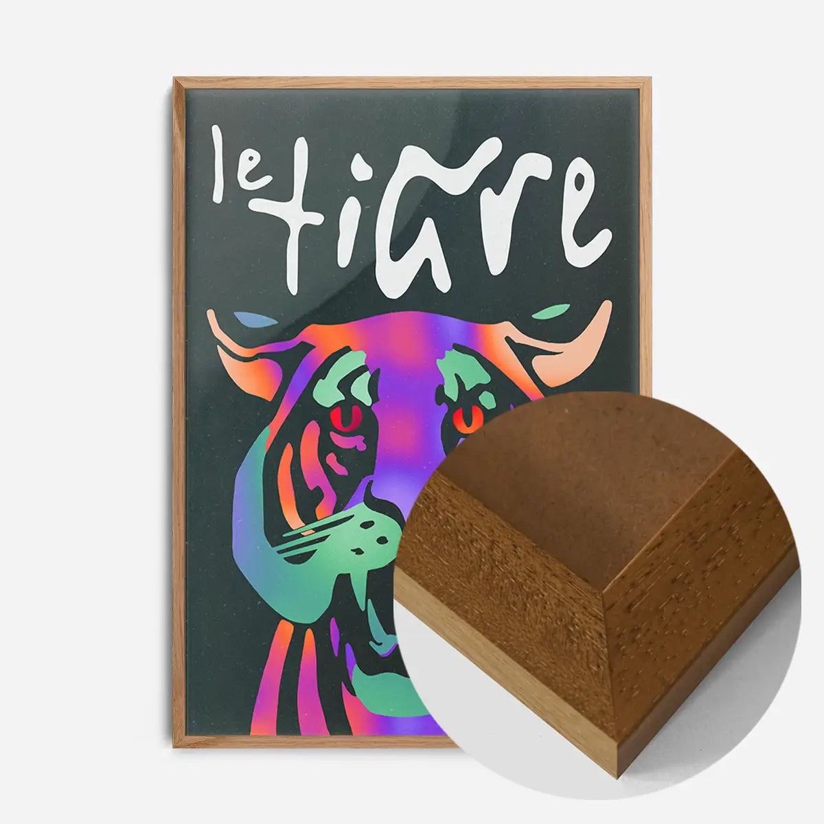 Le Tiger Tiger Graphic Design Poster Print
