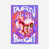 Burn Bright Trippy Design Poster Print