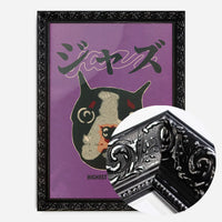 Japanese Jazz Boston Terrier Poster Print