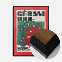 Ceramique Workshops Graphic Design Poster Print