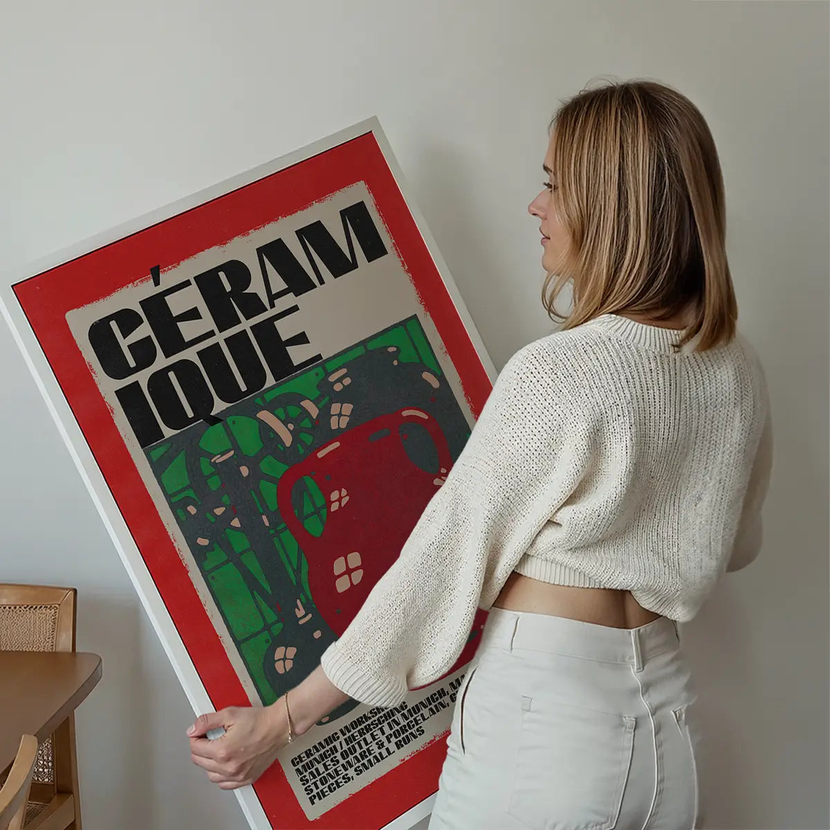 Ceramique Workshops Graphic Design Poster Print