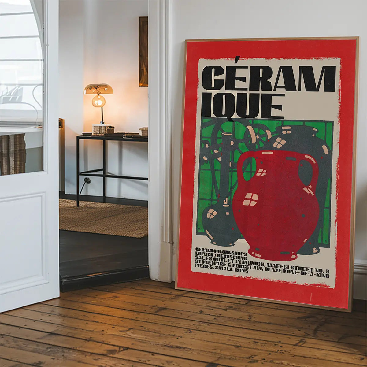 Ceramique Workshops Graphic Design Poster Print