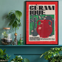 Ceramique Workshops Graphic Design Poster Print