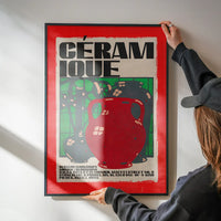 Ceramique Workshops Graphic Design Poster Print