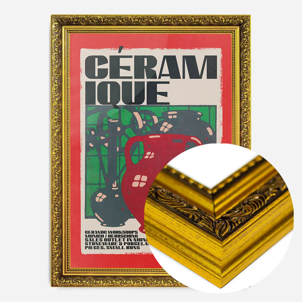 Ceramique Workshops Graphic Design Poster Print