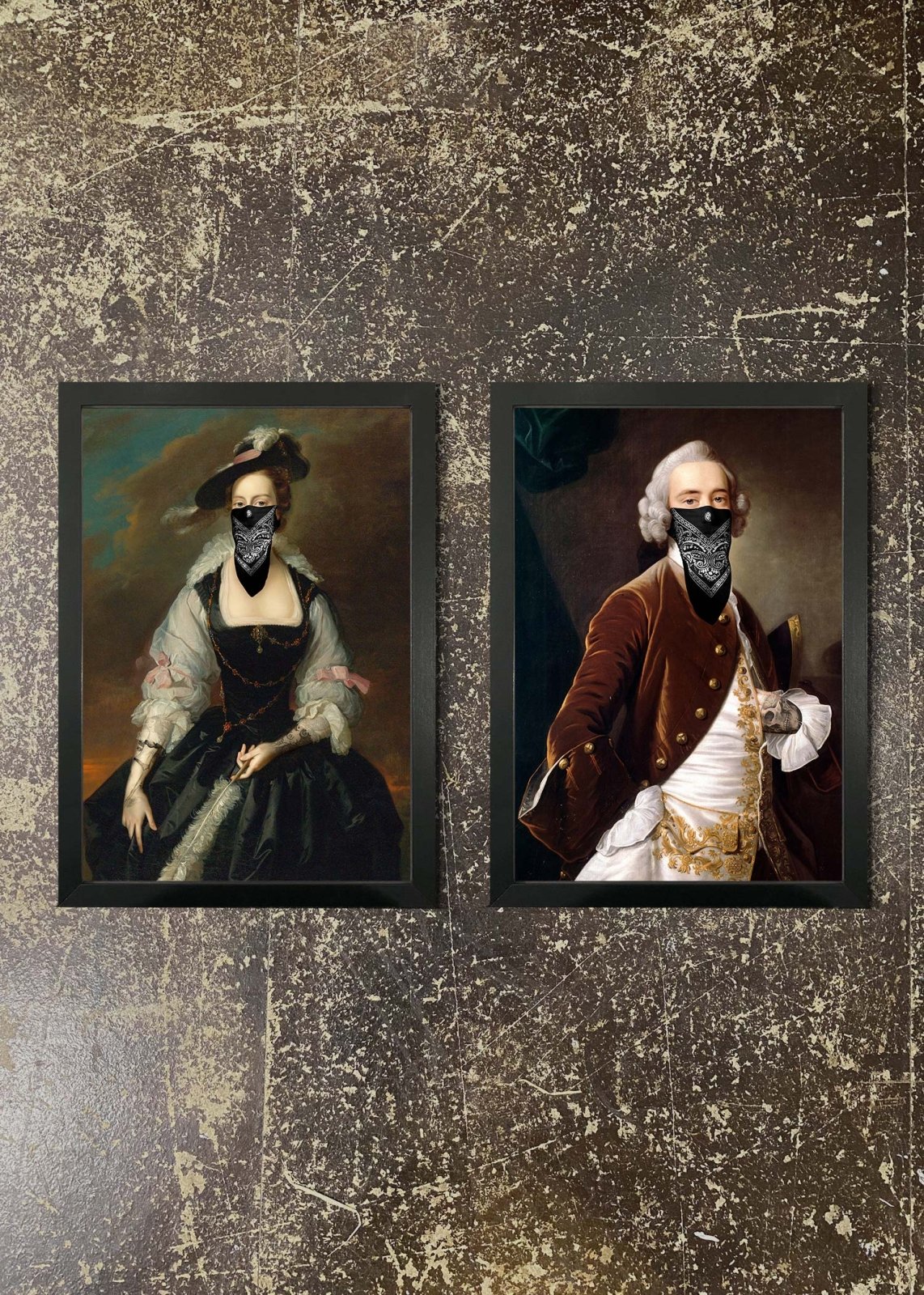 2 Prints & Frames - Gang Portraits