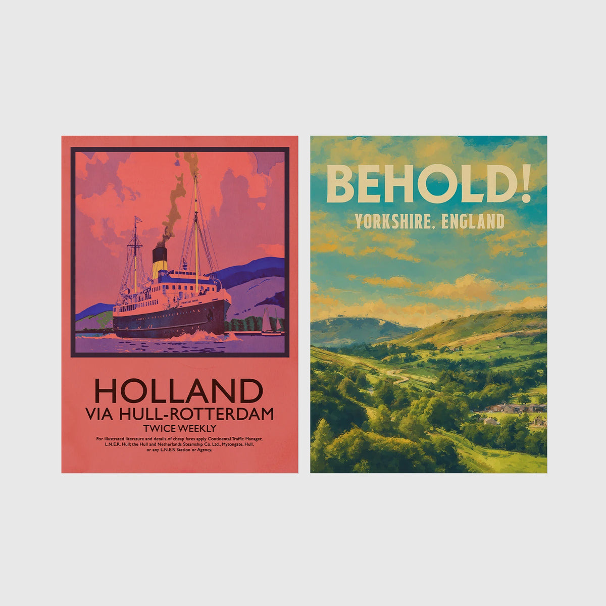 2 Prints & Frames - Yorkshire Bundle 10