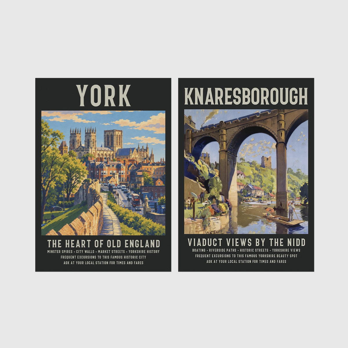 2 Prints & Frames - Yorkshire Bundle 12