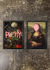 2 Prints & Frames - Pretty & Splat Face Mona