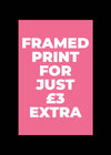 Columbia Jays - Framed 21x30cm Print