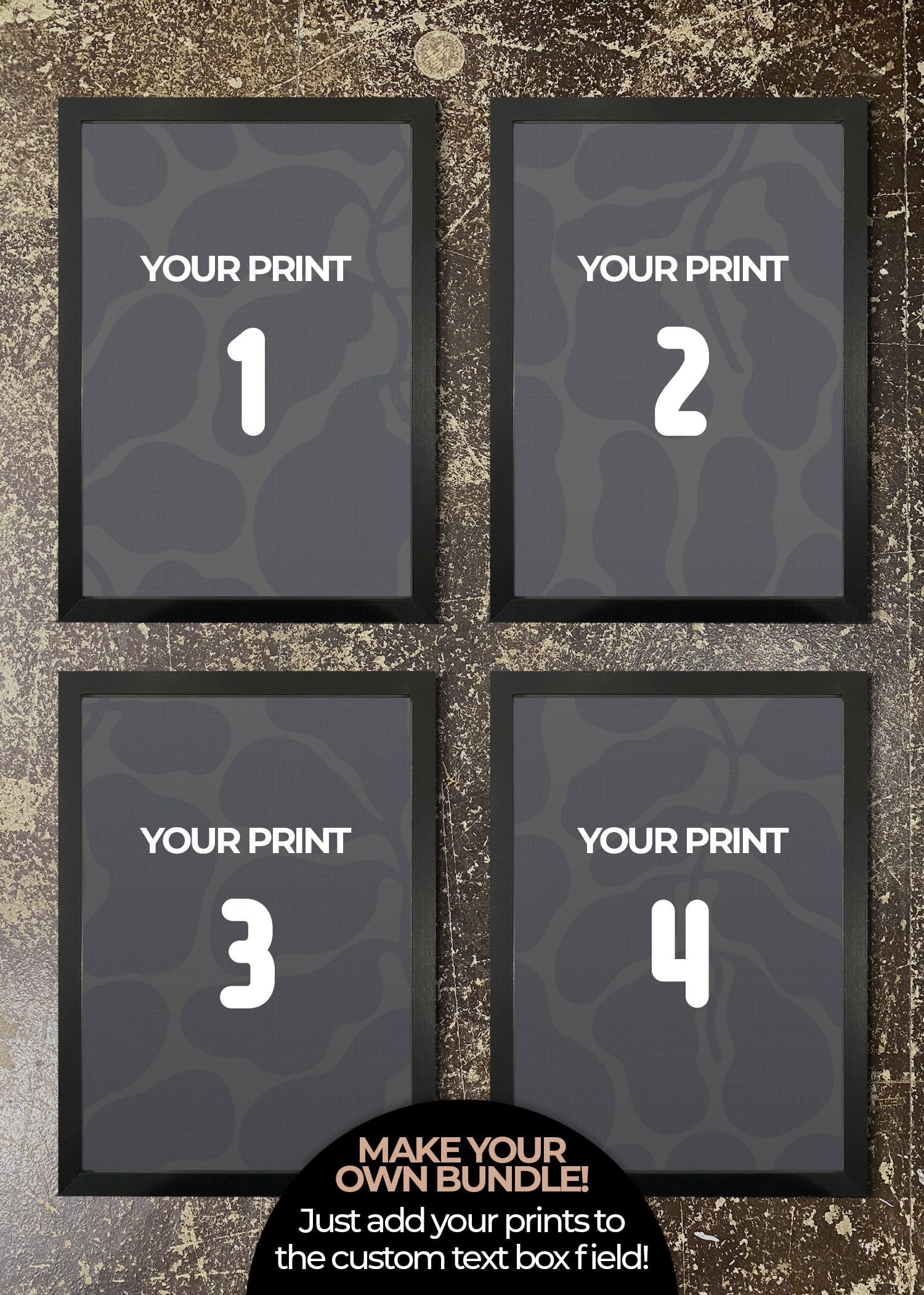 ANY 4 Prints & Frames - PLEASE READ DESCRIPTION