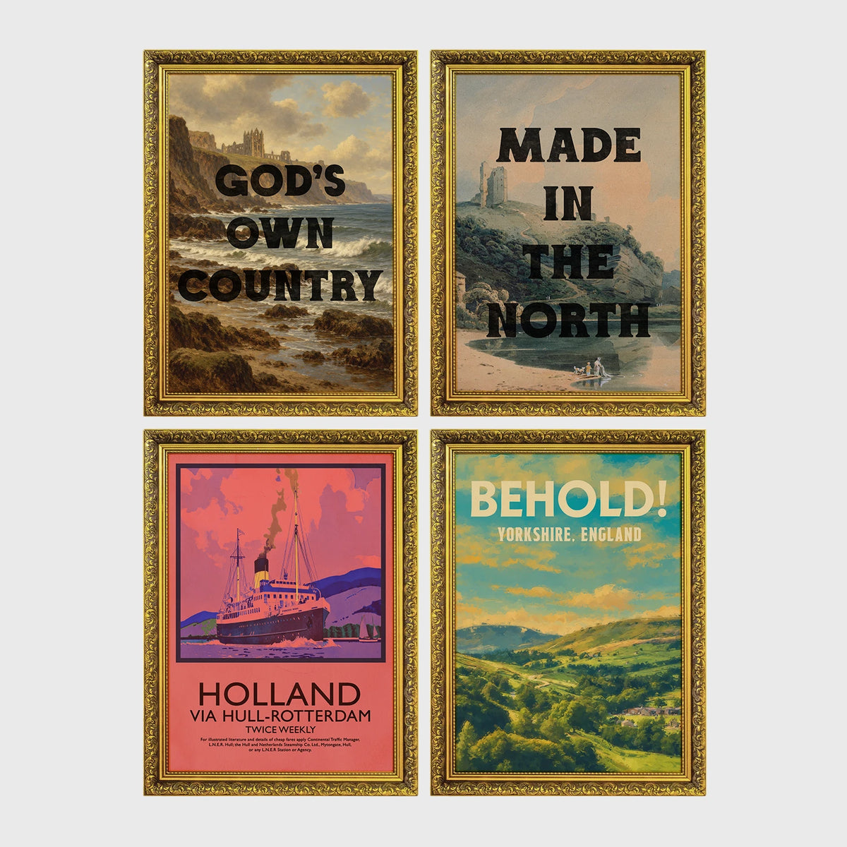 4 Prints & Frames - Yorkshire Bundle 6