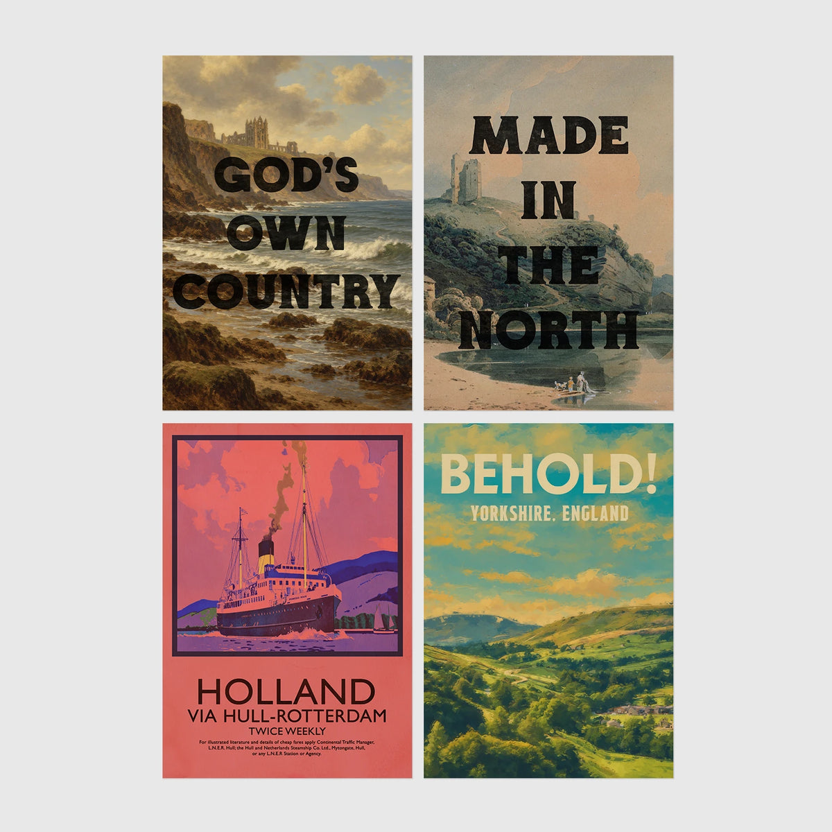 4 Prints & Frames - Yorkshire Bundle 6