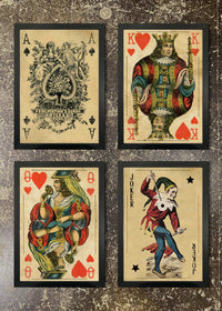 4 Prints & Frames - PLAYING CARDS 1