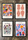 4 Prints & Frames - BRIGHT FLOWER MARKETS