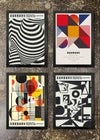 4 Prints & Frames - BAUHAUS POSTERS