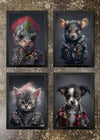 4 Prints & Frames - PUNK CRITTERS
