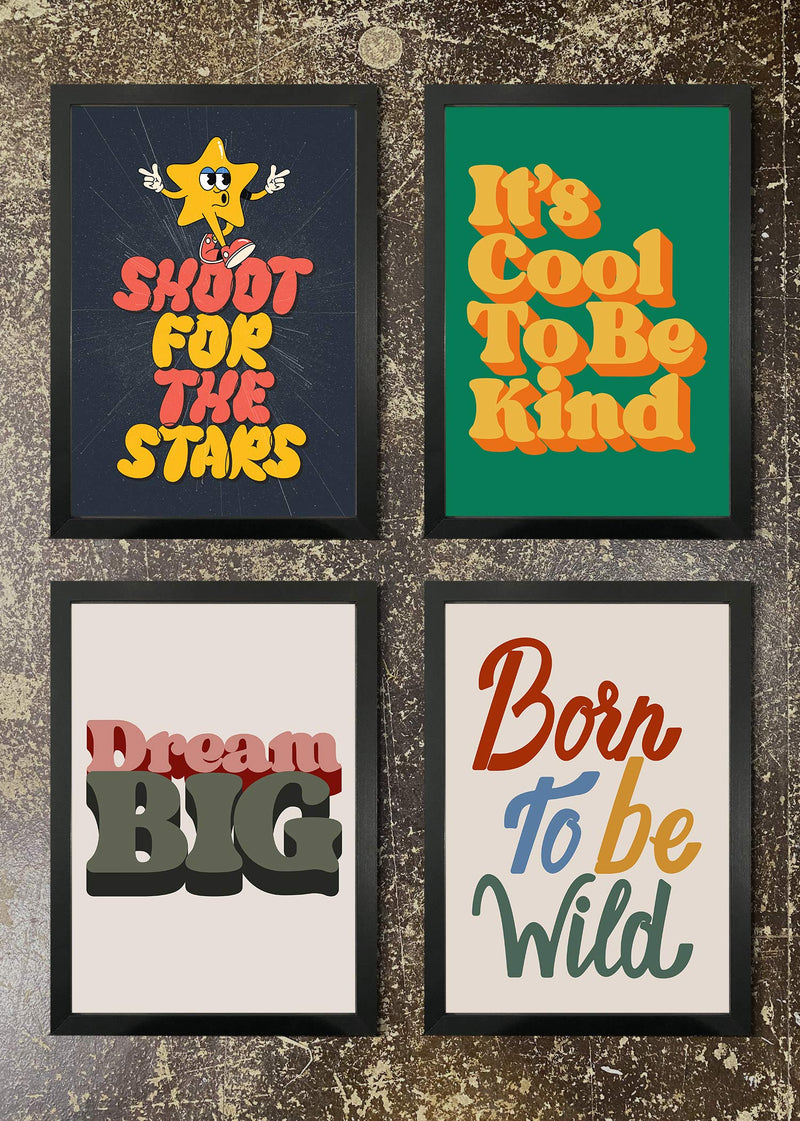 4 Prints & Frames - KIDS QUOTE PRINTS
