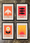 4 Prints & Frames - STAMP ICON PRINTS